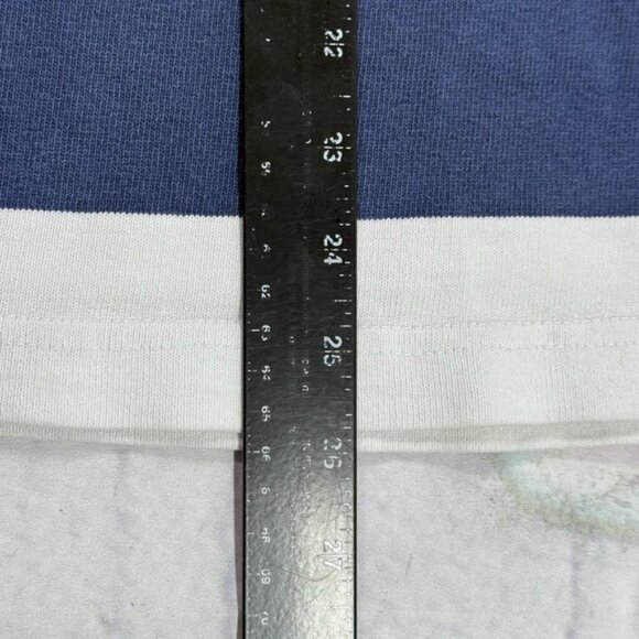 Vintage Michigan Wolverines Barbarian Rugby Polo Shirt Men L Striped Rare - Picture 8 of 16